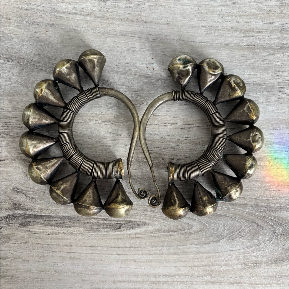 Sterling Silver Ear Weight Hoops- Handmade for Gauged Ears